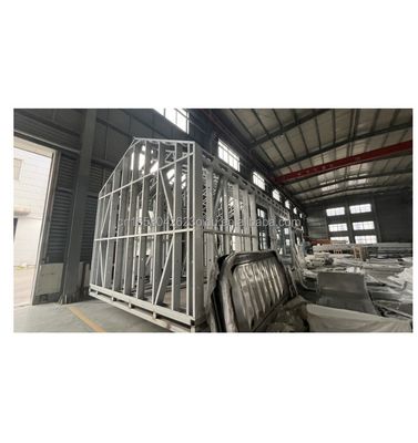 Fast-Installed Two-Storey Prefab Villa with A-Frame Design and Triangle Container Made of Galvanized Steel Square Tubes