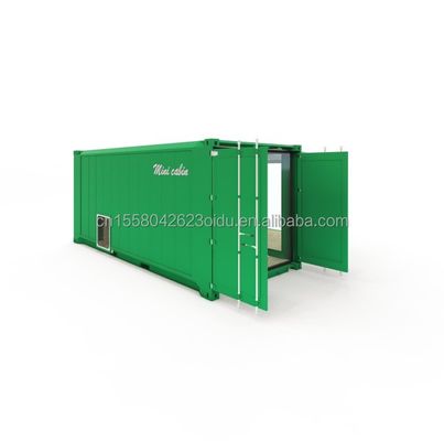 Customized Color Steel Frame Prefabricated Mobile Clothing Store with Galvanized Steel Bending