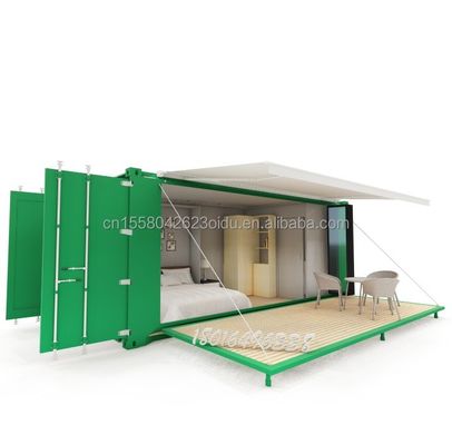 Customized Color Steel Frame Prefabricated Mobile Clothing Store with Galvanized Steel Bending