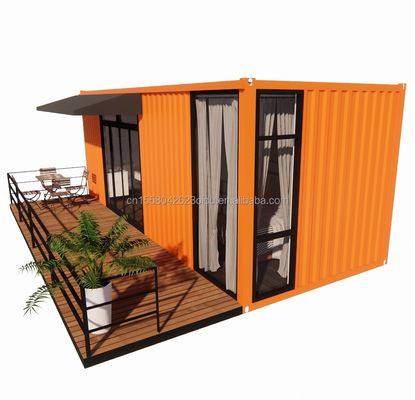 Steel Frame Galvanized Steel Bending 180g Modern 20FT 40FT Prefabricated House for Shipping Container Garden Home Hotel