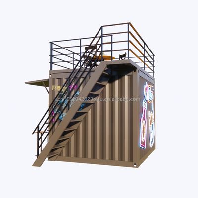 Modern Design Supermarket Mobile Container Coffee Bar Houses 10ft Mini Popup Shop