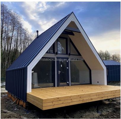 Sandwich Panel Portable Outdoor Modular Triangle Prefabricated Folding Container for Farm Cargo Warehouse Home Shed Storage