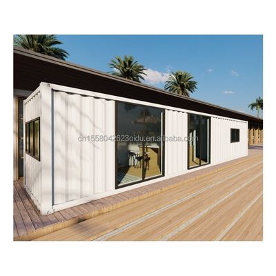 Modern Design Style 40ft Two Bedroom Foldable Container Customized Color and Glass Door for Outdoor Living