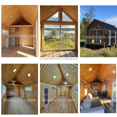 Fast Install Luxury Villa Prefabricated A Frame House Steel Structure Triangle Container House Made with Sandwich Panel