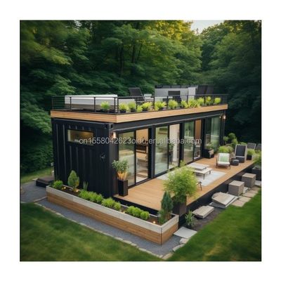 Expandable Container Garden House with Bedroom Outdoor Application Steel Sandwich Panel Material and Customized Color