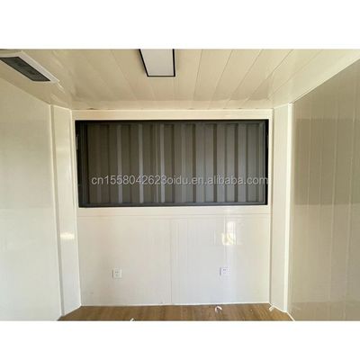 10ft Mini Pop Up Shop Container House Restaurant Shop Street Food Kiosk Container with Galvanized Steel Square Tubes