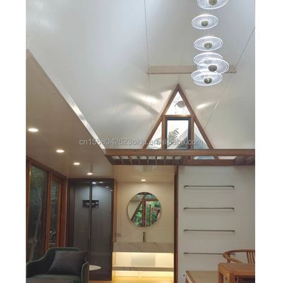 2024 Prefabricated Triangle Houses with Bedrooms Bathrooms and Aluminum Alloy Windows in Customized Colors