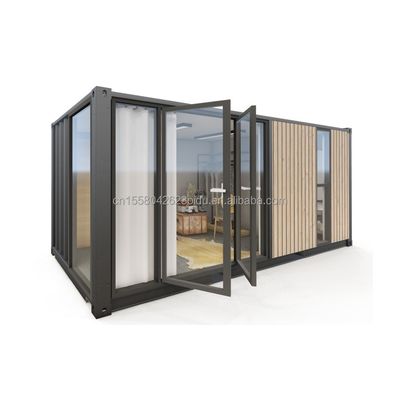 Aluminum Alloy Windows Expandable Wooden Container House for EU 20ft 40ft Modern Design Outdoor Hotel and Vocation