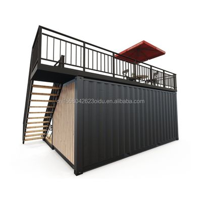 Aluminum Alloy Window 20ft/40ft One-Storey Tiny Wooden Container Buildings for Hotel Apartment Villa or Cabins