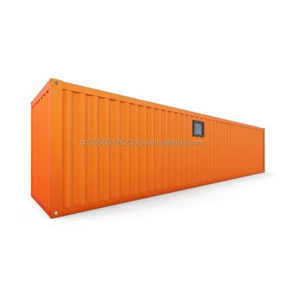 Hotel 40ft Prefab Modular Folding Container Fast Build Tiny House with Galvanized Steel Square Tubes Main Structure