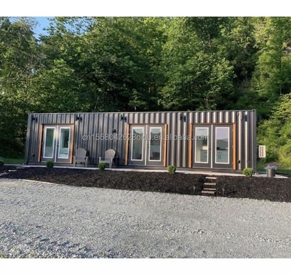 20ft 40ft Shipping Container Prefabricated House for Carport Featuring Sandwich Panel and Galvanized Steel Bending 180g