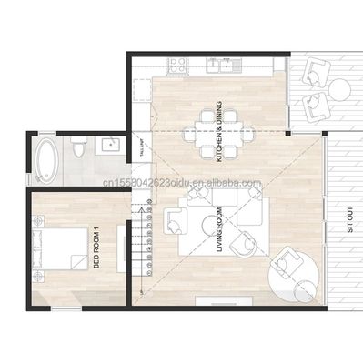 Triangle Shape Small Cabin A Frame House Kit For Living In Chinese Design Style With Customized Color