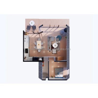 Triangle Shape Small Cabin A Frame House Kit For Living In Chinese Design Style With Customized Color