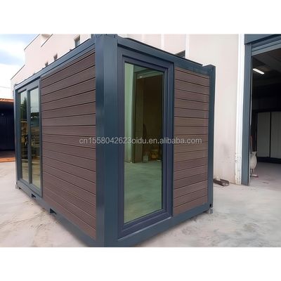 EU 20ft Modern Luxury Prefab House Outdoor Garden Wooden Houses with Steel Structure Sandwich Panel Material