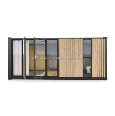 Modern One-Storey Container Houses Luxary Style Tiny Wooden Prefab Buildings for Hotels Apartments Villas or Cabins