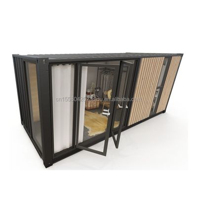 Modern One-Storey Container Houses Luxary Style Tiny Wooden Prefab Buildings for Hotels Apartments Villas or Cabins
