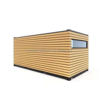 Steel Frame Galvanized Steel Bending 180g for 20ft Studio Wooden Exterior Walls Shipping Container Home Stylish Container Houses