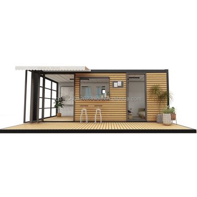 Hotel Accommodation 2024 Style Luxury Prefabricated Portable Tiny House with 50/75/100mm Wave Sandwich Panel Walls and Design