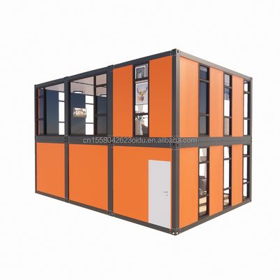 Hotel Flat Pack Steel Product Modern Design Fabricated Apartment by Cbox Luxury Two-Layer Portable Container House