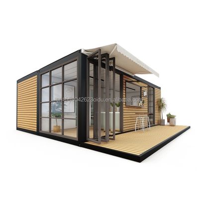 Hotel Accommodation 2024 Style Luxury Prefabricated Portable Tiny House with 50/75/100mm Wave Sandwich Panel Walls and Design