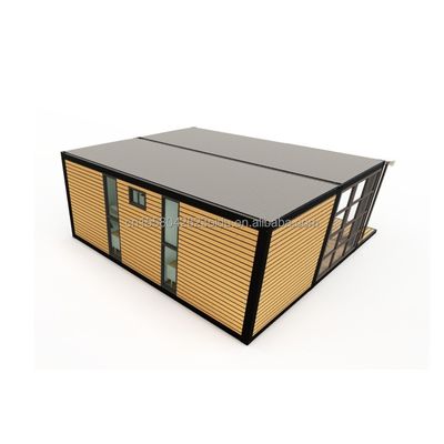 Hotel Accommodation 2024 Style Luxury Prefabricated Portable Tiny House with 50/75/100mm Wave Sandwich Panel Walls and Design