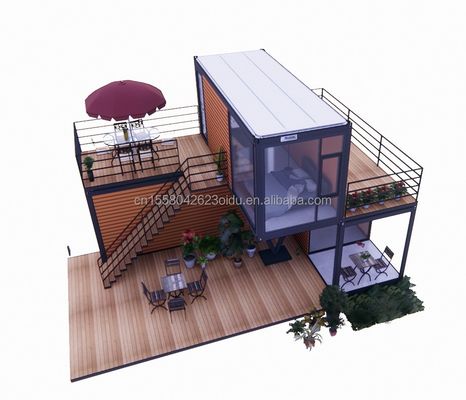 50/75/100mm Wave Sandwich Panel Wall 20 Feet Portable Shipping Container Clothing Store Prefab Mobile Shop Pop-up Retail Store