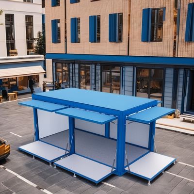 Customized Color 10ft 20ft Expandable Container Shop Pop-up Food Truck Prefab Houses for Bar Store Coffee Retail Activity Bar