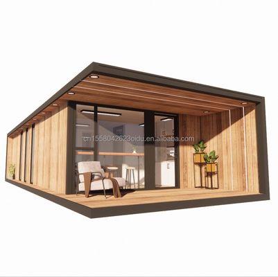 Galvanized Steel Bending Portable Modular 2-3 Bedroom Prefab Flat Pack Mobile Garden Cabin Hotels Villas Ready-Made Homes