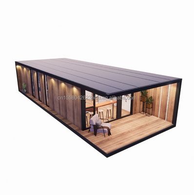 Galvanized Steel Bending Portable Modular 2-3 Bedroom Prefab Flat Pack Mobile Garden Cabin Hotels Villas Ready-Made Homes