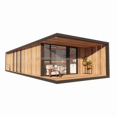 Galvanized Steel Bending Portable Modular 2-3 Bedroom Prefab Flat Pack Mobile Garden Cabin Hotels Villas Ready-Made Homes