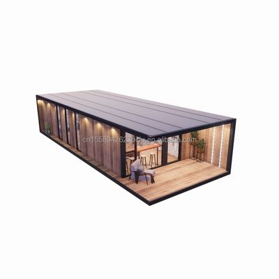 Galvanized Steel Bending Portable Modular 2-3 Bedroom Prefab Flat Pack Mobile Garden Cabin Hotels Villas Ready-Made Homes