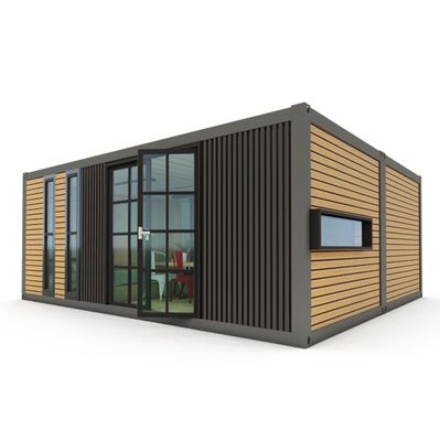Galvanized Steel Bending 180g Modern Design 2 Bedroom Prefab Expandable Container House for Commercial Mall Application