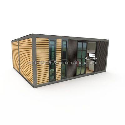 Galvanized Steel Bending 180g Modern Design 2 Bedroom Prefab Expandable Container House for Commercial Mall Application