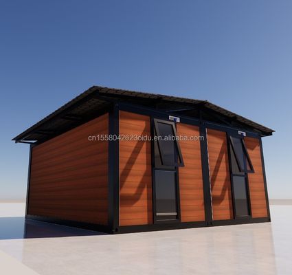 20ft 40ft Windproof Luxury Modular Steel Folding Containers for Villas Customized Wall 50/75/100mm Wave Sandwich Panel