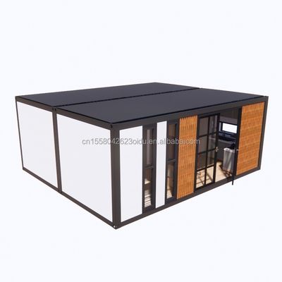 Galvanized Steel Bending 180g EU Modern 2 Bedroom Prefab Steel Expandable Container House Design for Mall Application