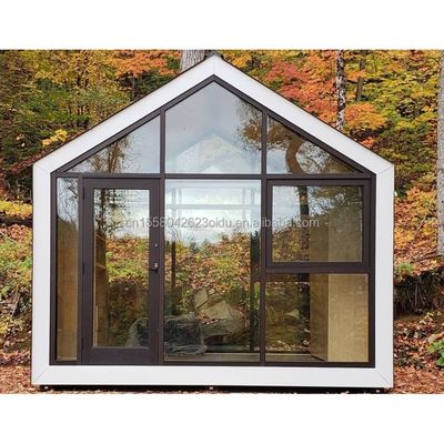 Modified Shipping Container Prefab House Triangle Roof and Stable Wood Foundation for Residential Steel Container Home