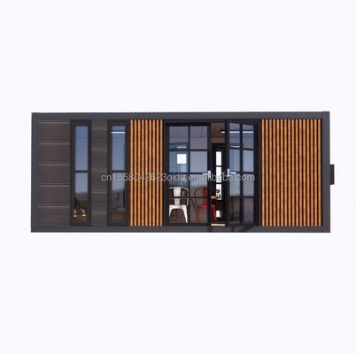 Modern 2 Bedroom Expandable Steel Container House Prefab Design for Mall Application Customized Color Variations