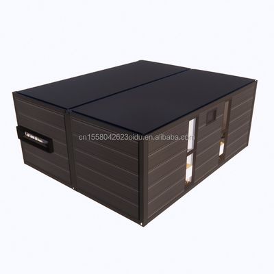 Modern 2 Bedroom Expandable Steel Container House Prefab Design for Mall Application Customized Color Variations