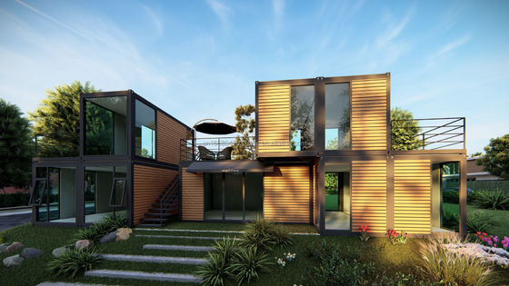 40ft Modern Prefabricated Double-Story Coffee Bar Restaurant Fast-Food Shop Tiny Mini Movable Outdoor Combined Container