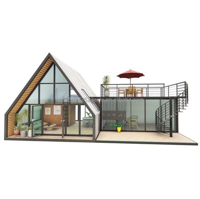 Customized Color EU Modern Container House Prefab Portable Tiny Home Modular Homes Light Steel Villa Prefabricated Houses