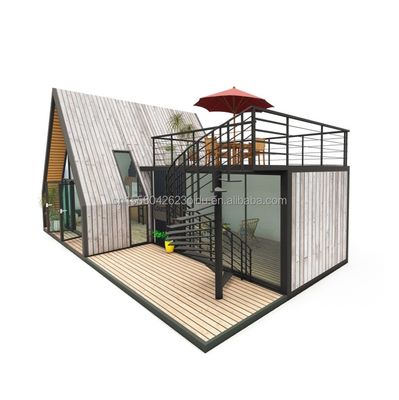 Customized Color EU Modern Container House Prefab Portable Tiny Home Modular Homes Light Steel Villa Prefabricated Houses