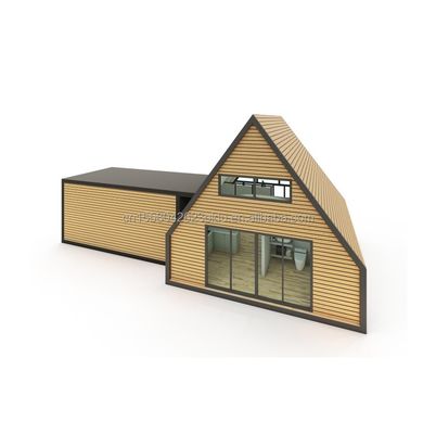 Modern Design Sandwich Panel Wooden Triangle House for Hotel Beach Sunroom Vacation Featuring Stylish Container Design