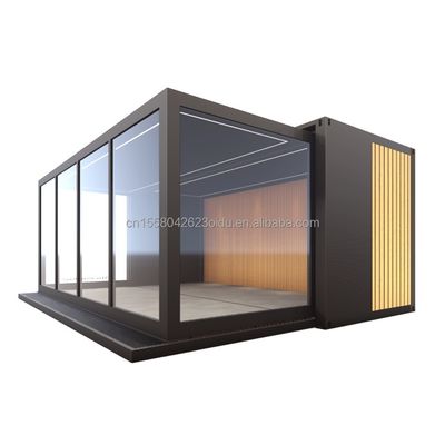 Main Structure Galvanized Steel Square Tubes 20ft 40ft Extendable Shipping Container House for Two Bedrooms in Australia