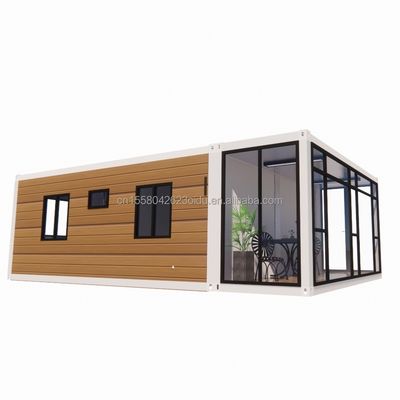 20ft Modern Expandable Container House for Carport Prefabricated Mobile Steel Sandwich Panel Material Hotel Restaurant Bar