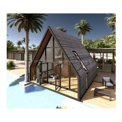 20ft or 40ft Outdoor Steel Shipping Container Other Modern Design Triangle Container House for Hotel or Couples' Holiday