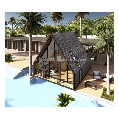 20ft or 40ft Outdoor Steel Shipping Container Other Modern Design Triangle Container House for Hotel or Couples' Holiday