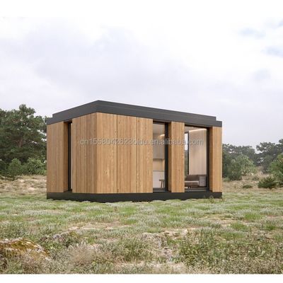 EU Modern 20ft Quick Assembly Wooden Houses Container Hotel Shop for Office in Customized Color