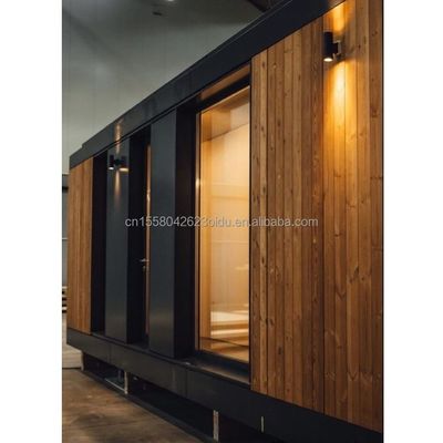 20ft Mobile Home Garden Studio Prefabricated Customizable Steel Container House with Wall 50/75/100mm Wave Sandwich Panel