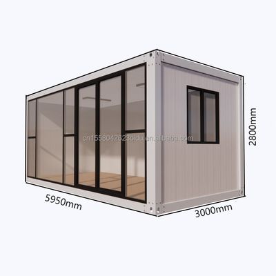 Modern Design Style Office Building for Hotel Resort Made of Prefabricated Steel Structure and Sandwich Panel Container House