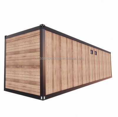 EU 40ft Prefabricated Living Room Container Room with Aluminum Alloy Windows and Galvanized Steel Square Tubes
